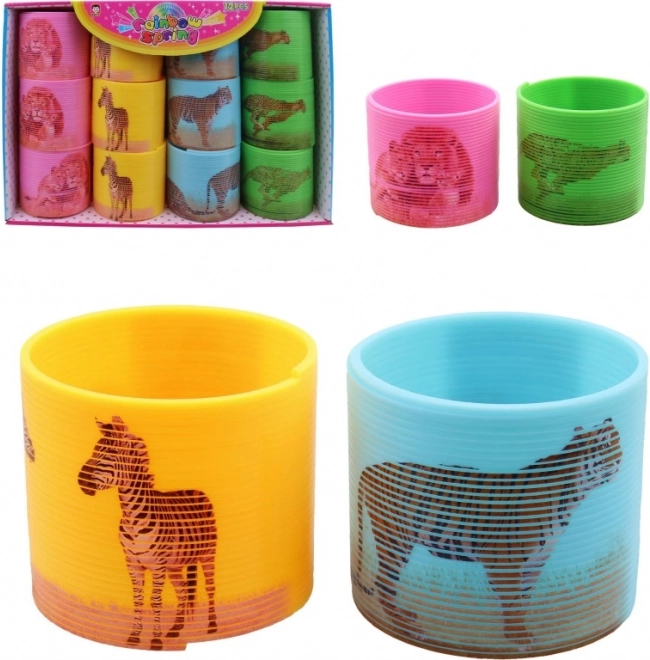 Ressorts Colorés Safari 12 pcs