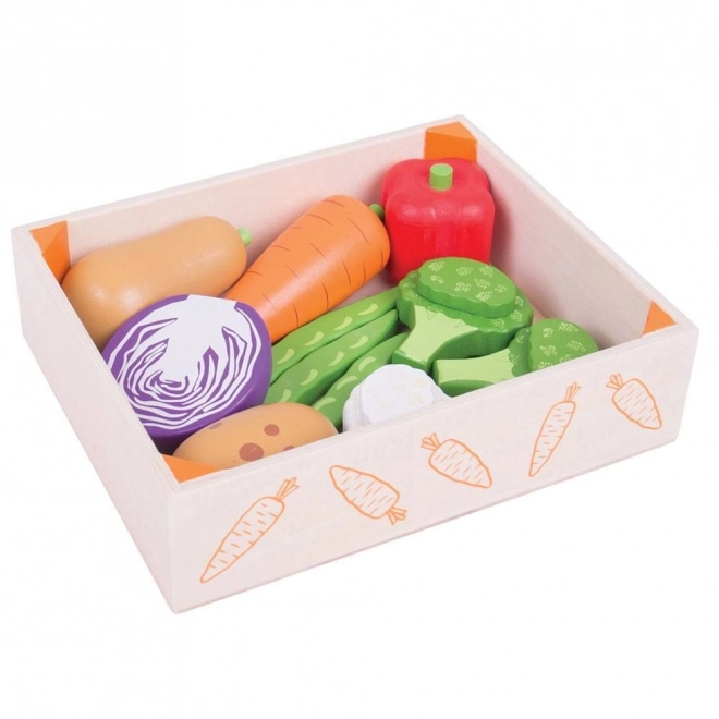 Boîte avec Légumes Bigjigs Toys