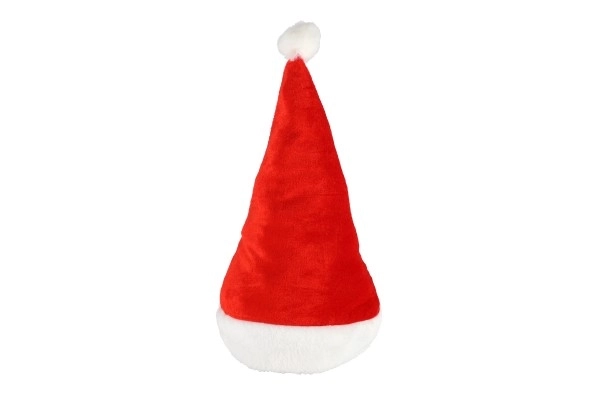 Bonnet de Noël pour adultes tissu diamètre 29 cm sur une carte de carnaval