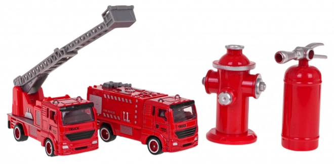 Véhicules de pompiers authentiques