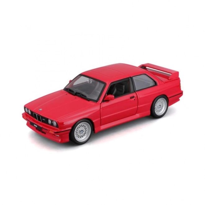 Voiture en métal BMW 3 Series M3 1988 rouge