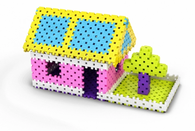 Jeu de construction Meli Basic Rose - 300 pièces