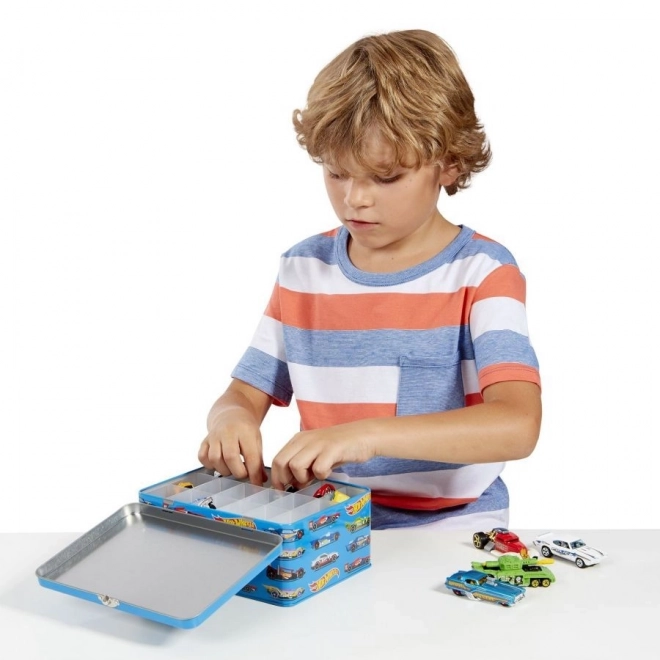Boîte de rangement pour petites voitures Hot Wheels (pour 18 voitures)