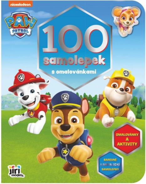 Cahier d’autocollants avec coloriages 100 autocollants PAT’ PATROUILLE (PAW PATROL) 21,5 × 28 cm