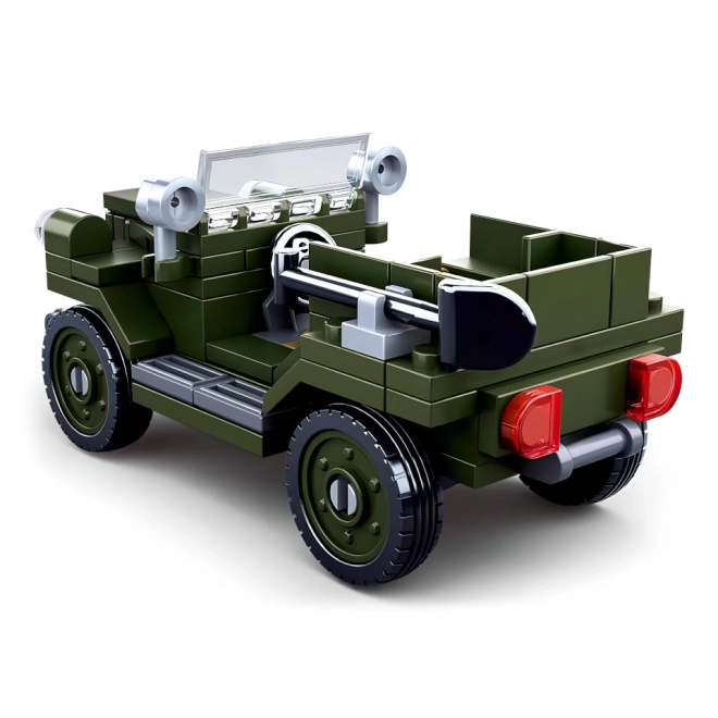 Kit de construction jeep militaire Sluban GAZ 67