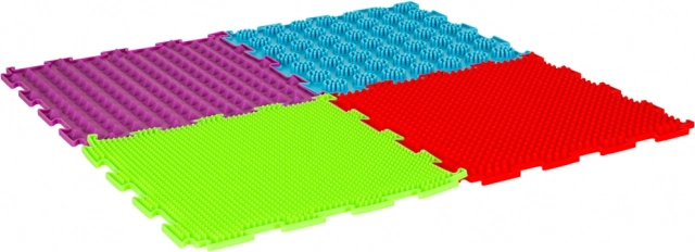 Tapis puzzle sensoriel orthopédique pour massage des pieds