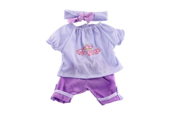 Ensemble violet avec serre-tête