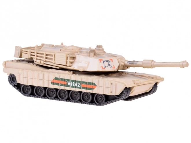Maquette de char américain Abrams M1A2 à l'échelle 1:72