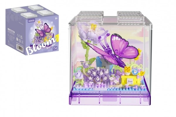 Kit de construction mini KOCO Papillon en plastique 471 pcs dans une boîte 11x12x11cm