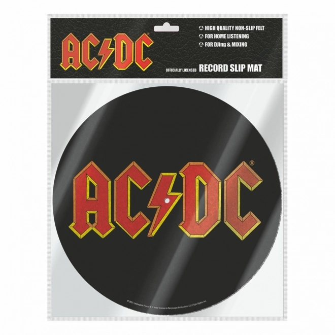 Tapis pour platine avec motif AC/DC