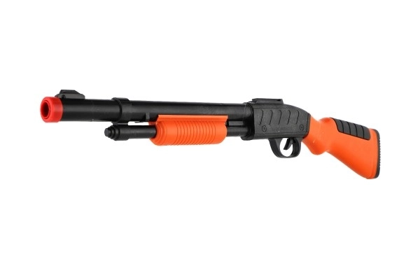 Fusil/carabine +menottes+balles à succion plastique 50cm sur carte