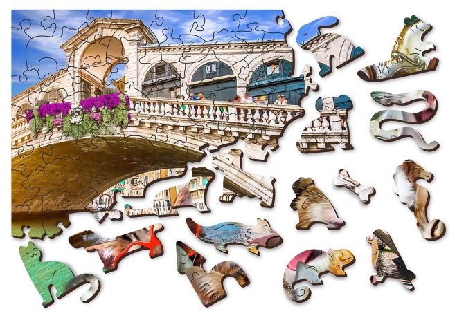 Puzzle en bois chatons à Venise 300 pièces