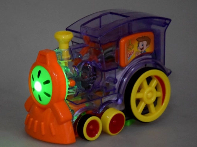 Domino locomotive ensemble de construction