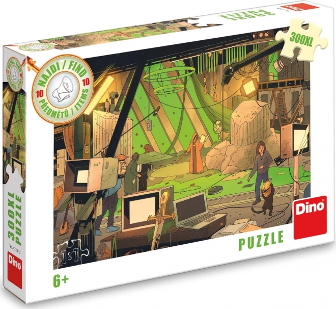 DINO Puzzle Trouvez 10 objets : Film XL 300 pièces