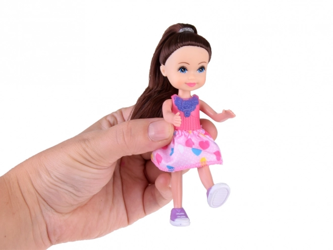 Belles mini-poupées 12 cm ensemble de 6 pièces