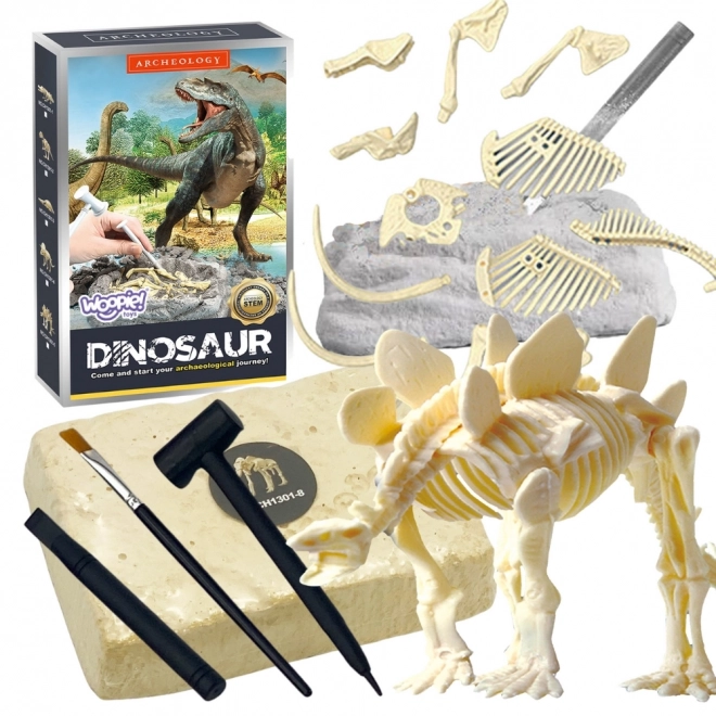 Jouet créatif Woopie dinosaure squelette fouilles