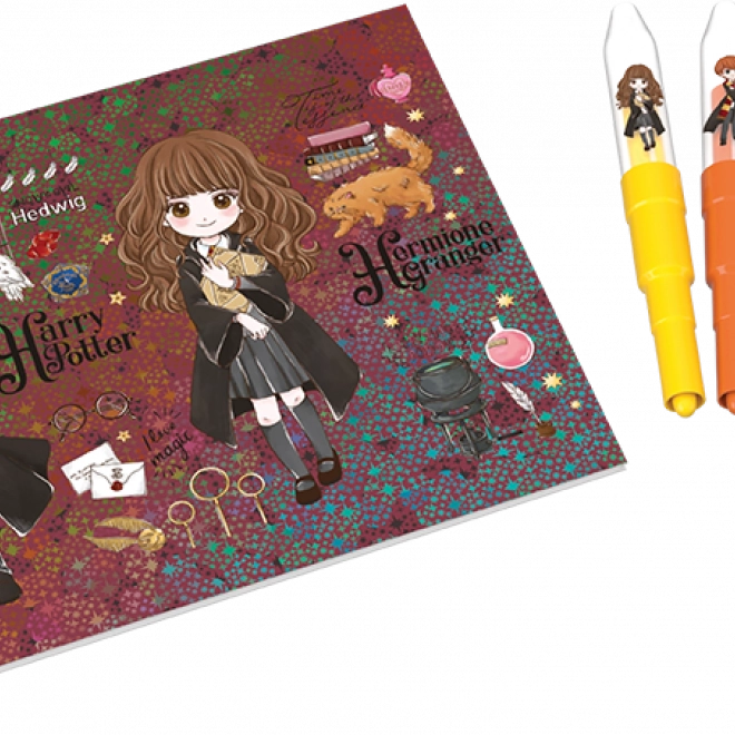 Feutres soufflants avec carnet Harry Potter