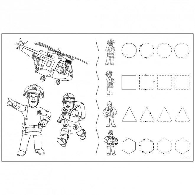Puzzle 24 éléments SUPER MAXI L'équipe du pompier Sam