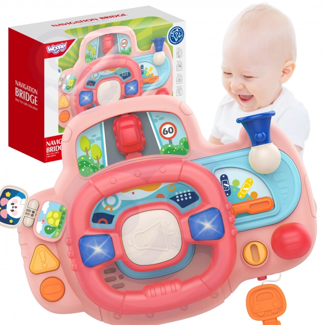 Volant Interactif WOOPIE pour enfants avec lumières et sons