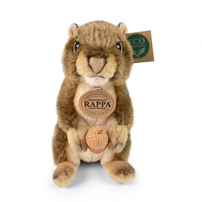 Écureuil en peluche avec noisette 20 cm ÉCOLOGIQUE