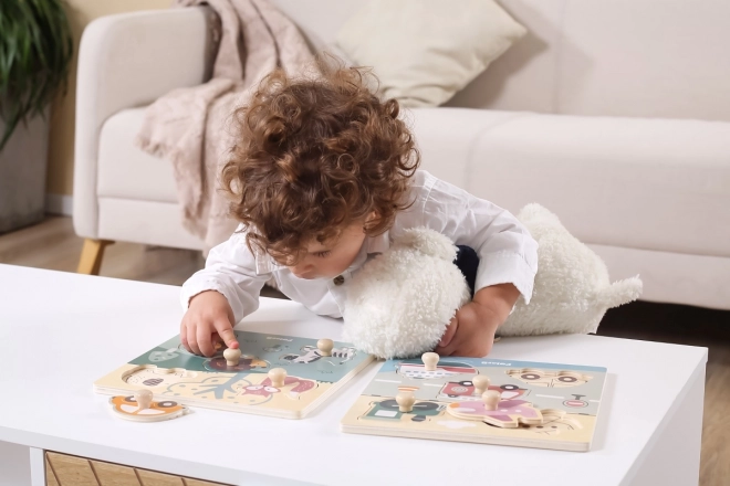 Puzzle en bois - animaux