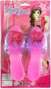 Chaussons en plastique avec nœud pour enfants