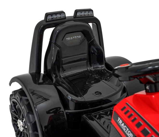 Tracteur électrique pour enfants avec lame – Rouge