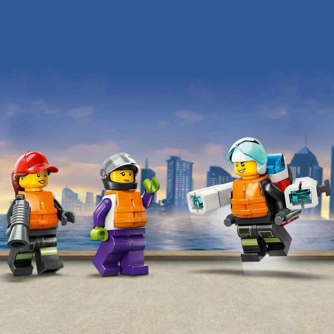 LEGO® City 60373 Bateau de Sauvetage des Pompiers et Canot
