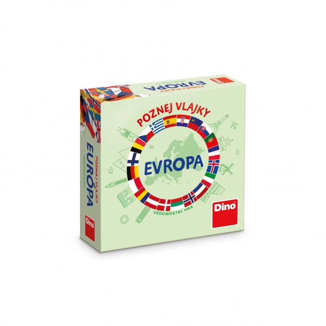 Dino Jeu de voyage Connaît les drapeaux d'Europe