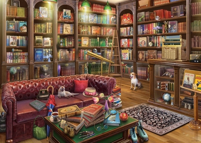 Puzzle Bibliothèque Conviviale 1000 Pièces Ravensburger