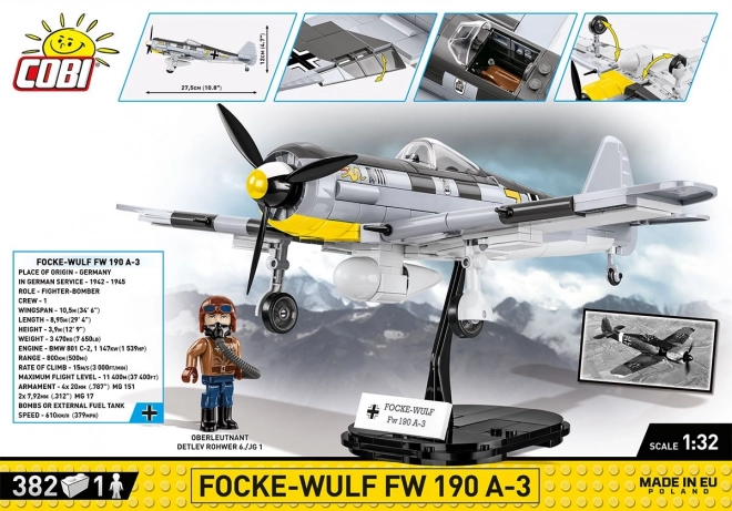 Kit Collection Historique WWII Focke-Wulf FW 190 A-3 382 pièces
