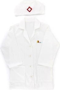 costume de docteur pour enfants avec coiffe