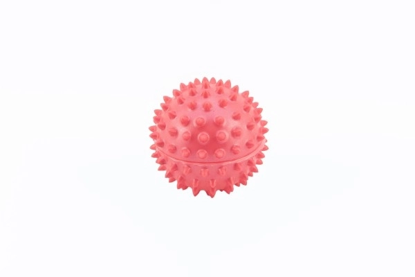 Boule de massage antistress en caoutchouc 7 cm dans un sac