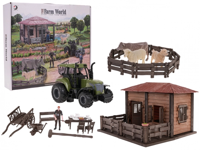 Ferme avec tracteur + accessoires