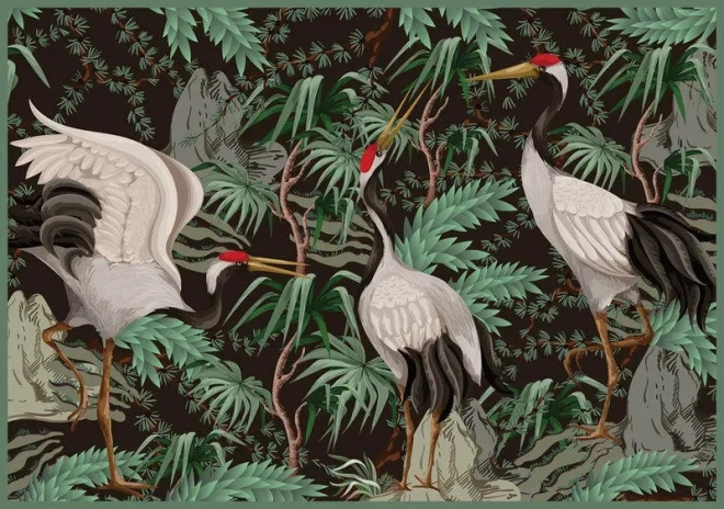 Puzzle Jardin Secret : Grues 500 pièces