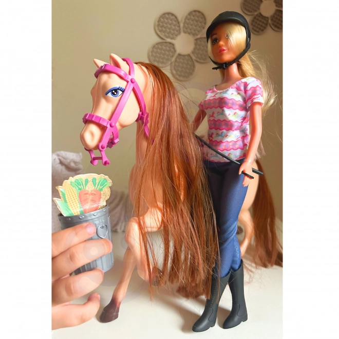 Woopie Royal set poupée ravissante avec cheval et accessoires
