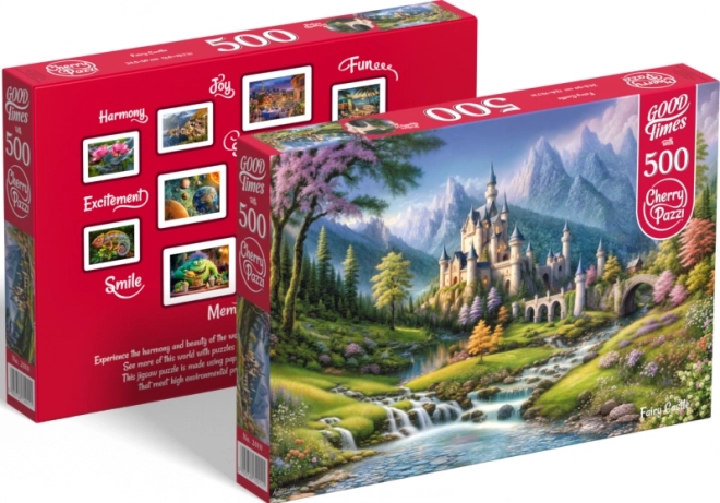 Puzzle Château Féérique 500 pièces Cherry Pazzi
