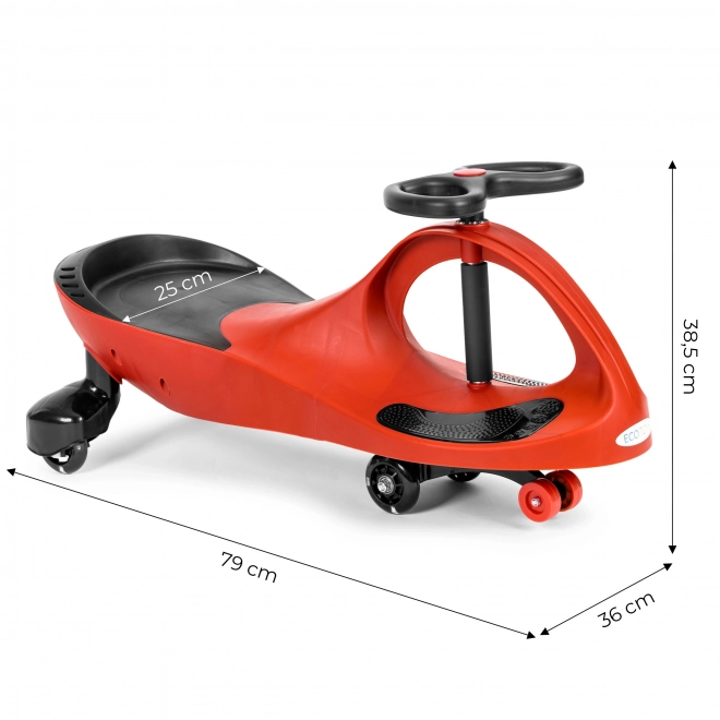 Draisienne avec roues LED rouges ECOTOYS