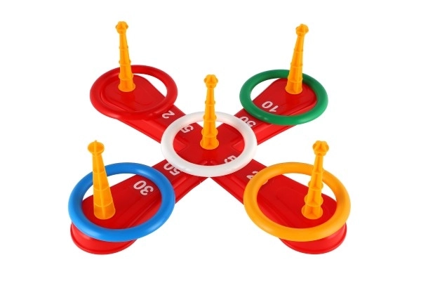 Jeu de lancer - croix avec anneaux