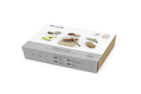 Fruits à découper en bois pour enfants