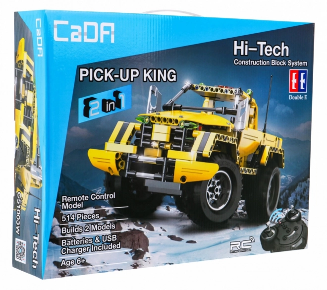 Kit de construction JEEP WRANGLER radiocommandé, compatible avec LEGO, 531 pièces