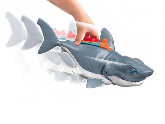 Mega requin attaquant Imaginext avec mâchoire mobile
