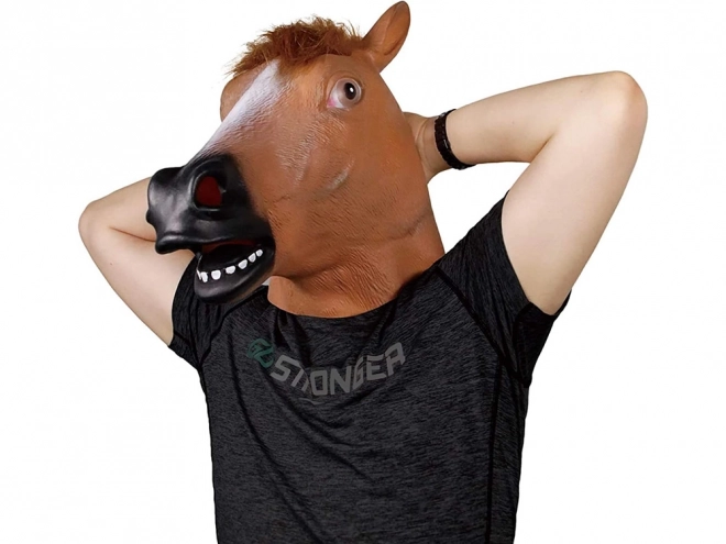 Masque de cheval en latex pour fête