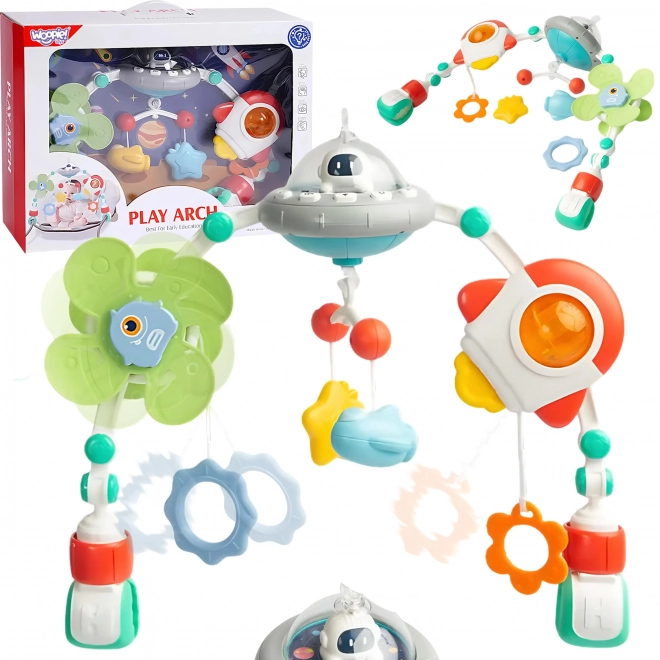 Arc interactif avec jouets WOOPIE BABY