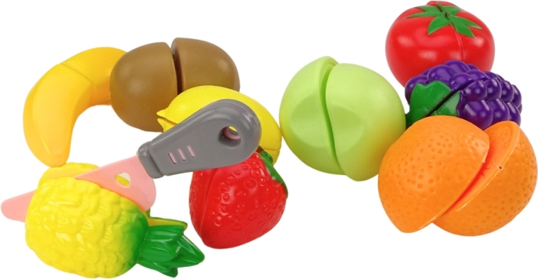 Fruits colorés à découper avec scratch