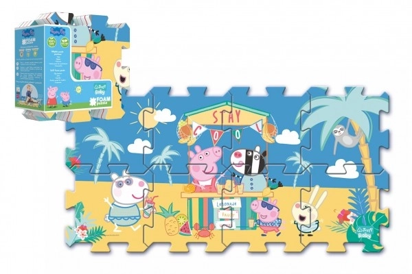 Puzzle en mousse Peppa Pig 8 pcs