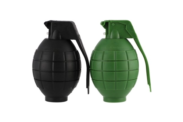 Grenade plastique à main avec son et lumière
