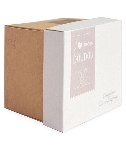 Ensemble-cadeau Doudou - ourson avec doudou 10 cm