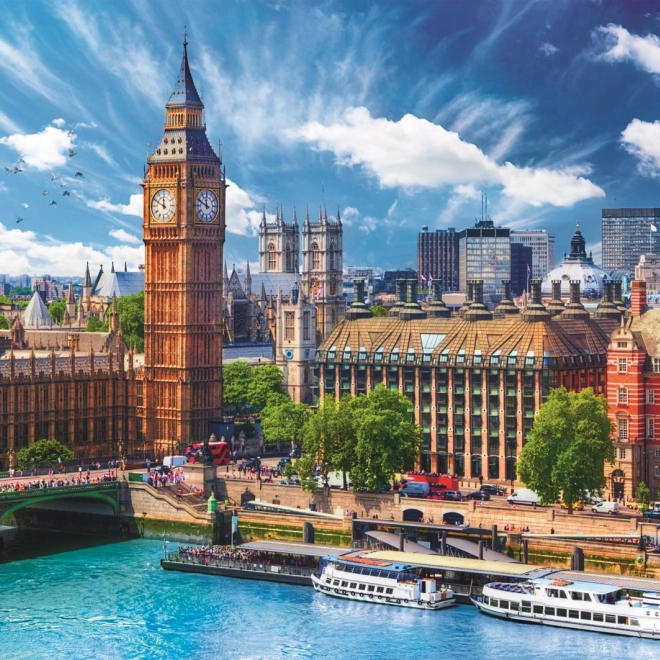 Puzzle 500 pièces Londres ensoleillé Trefl