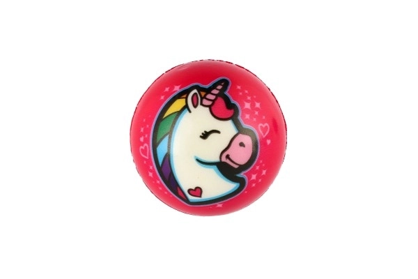 Balle licorne en mousse 8cm mélange de couleurs en sachet 24pcs en boîte